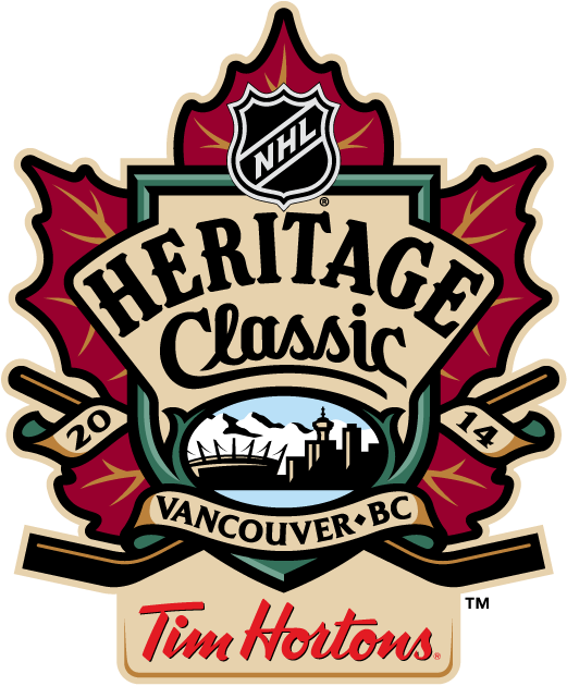 NHL Heritage Classic 2014 Sponsored Logo iron on transfers for T-shirts